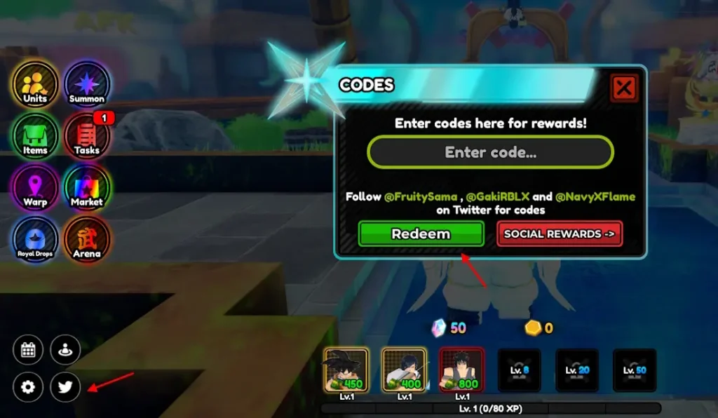 How to Redeem All Star Tower Defense X Codes