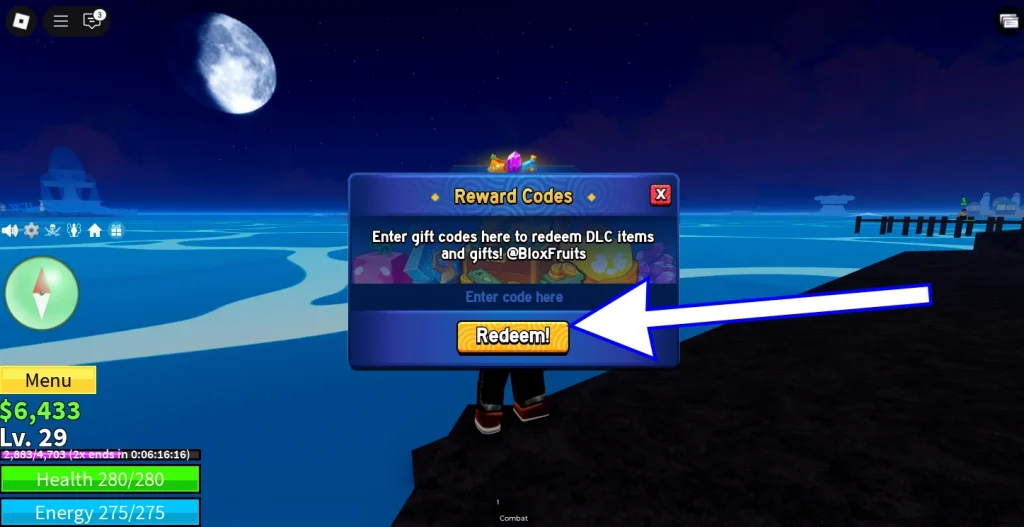 How To Redeem Blox Fruits Codes