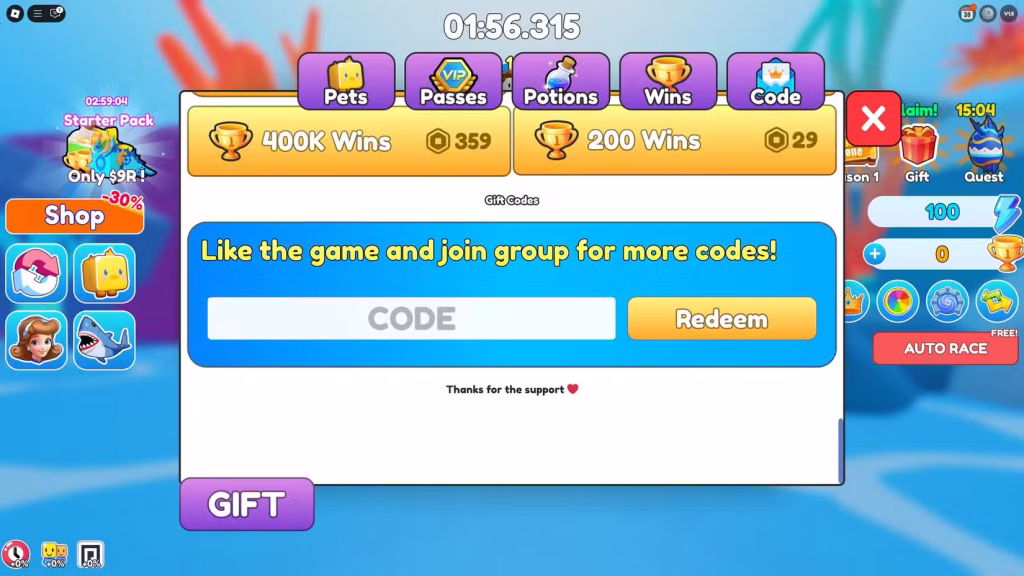 How To Redeem Fish Training Codes